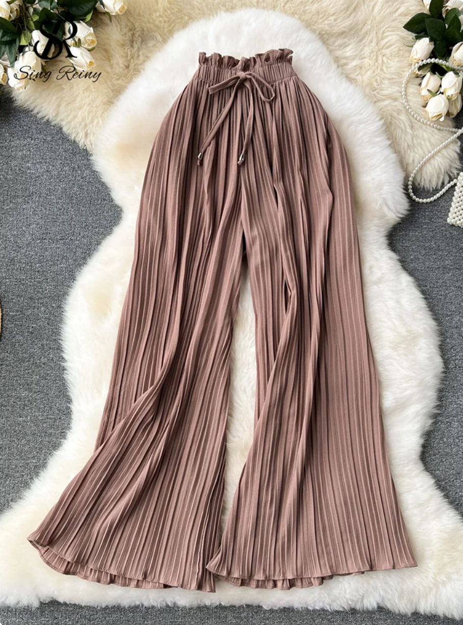 Elettra® | Elegant Pleated Trousers