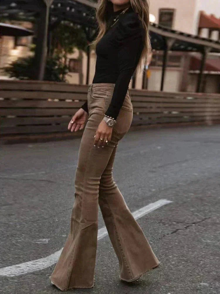 Patricia® | Flared corduroy trousers for women