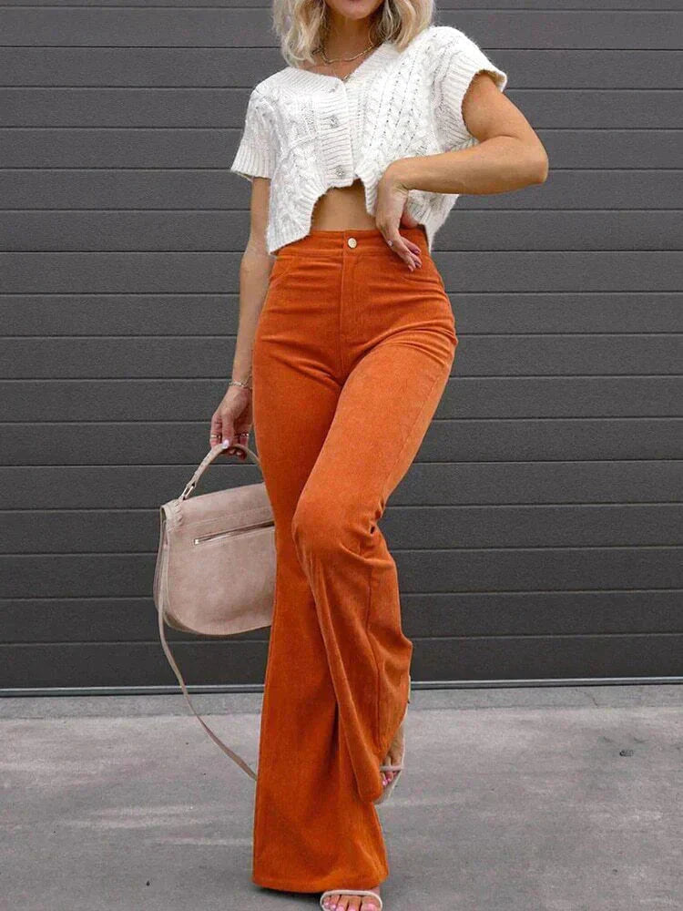Patricia® | Flared corduroy trousers for women