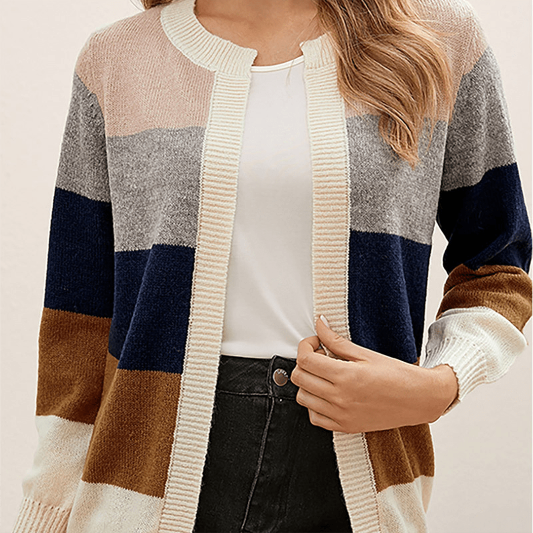 Lotte® | Modern striped cardigan for women
