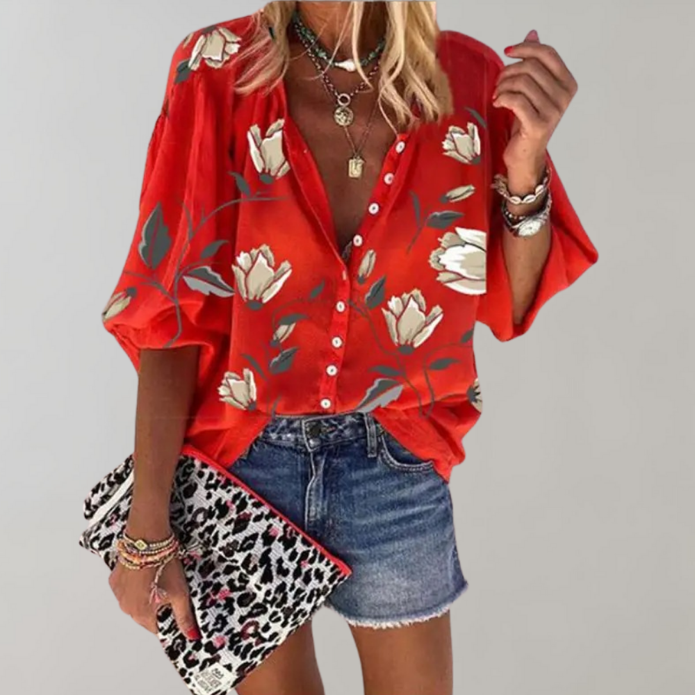 Marianne® | Loose Women'S Blouse With A Print