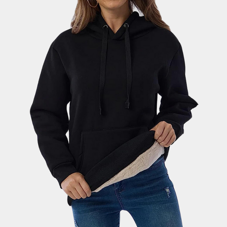 Ornella | Fashionable and minimalist winter hoodie