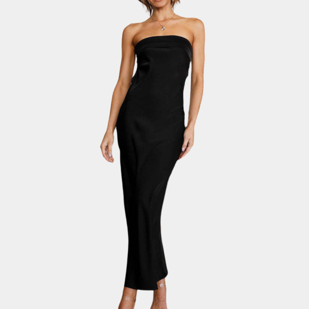 Courtney | Elegant Strapless Long Dress