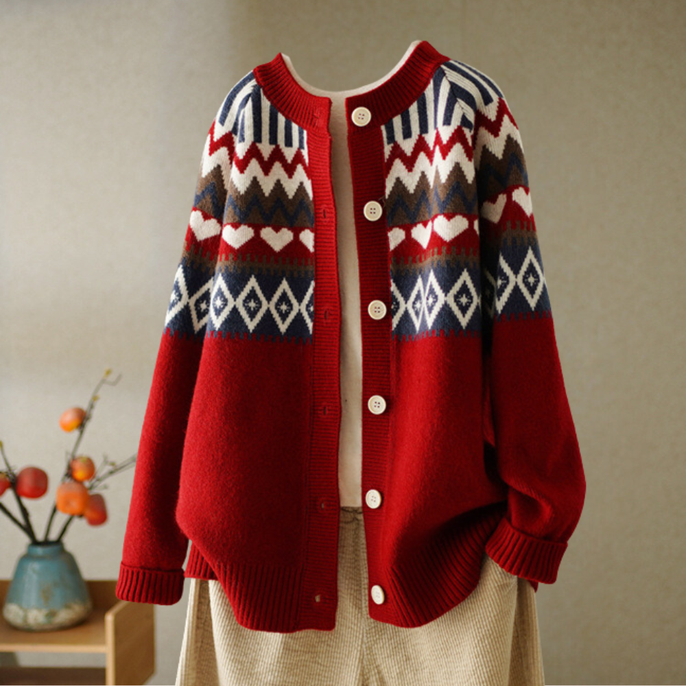 Milagros | Elegant and casual winter cardigan