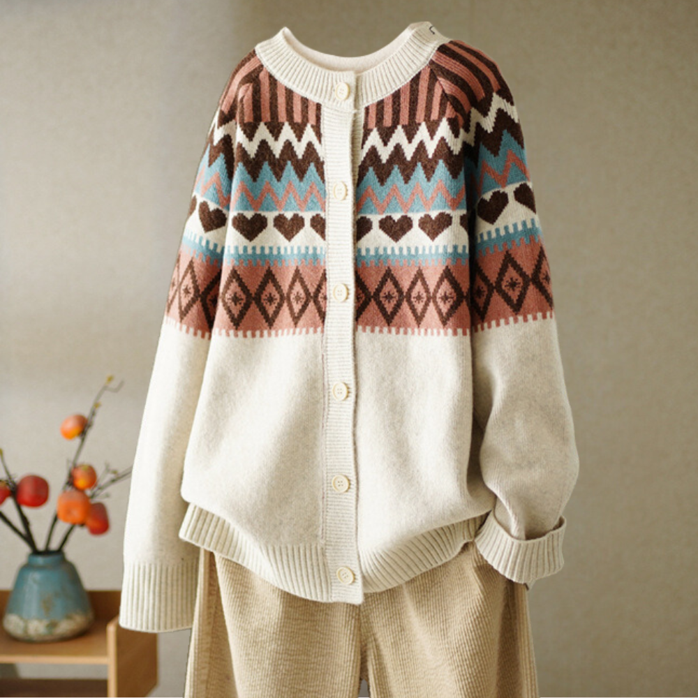Milagros | Elegant and casual winter cardigan