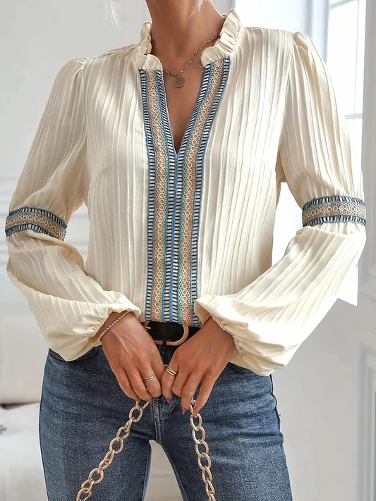 Lizzie® | Elegant Shirt With A Truffle Design
