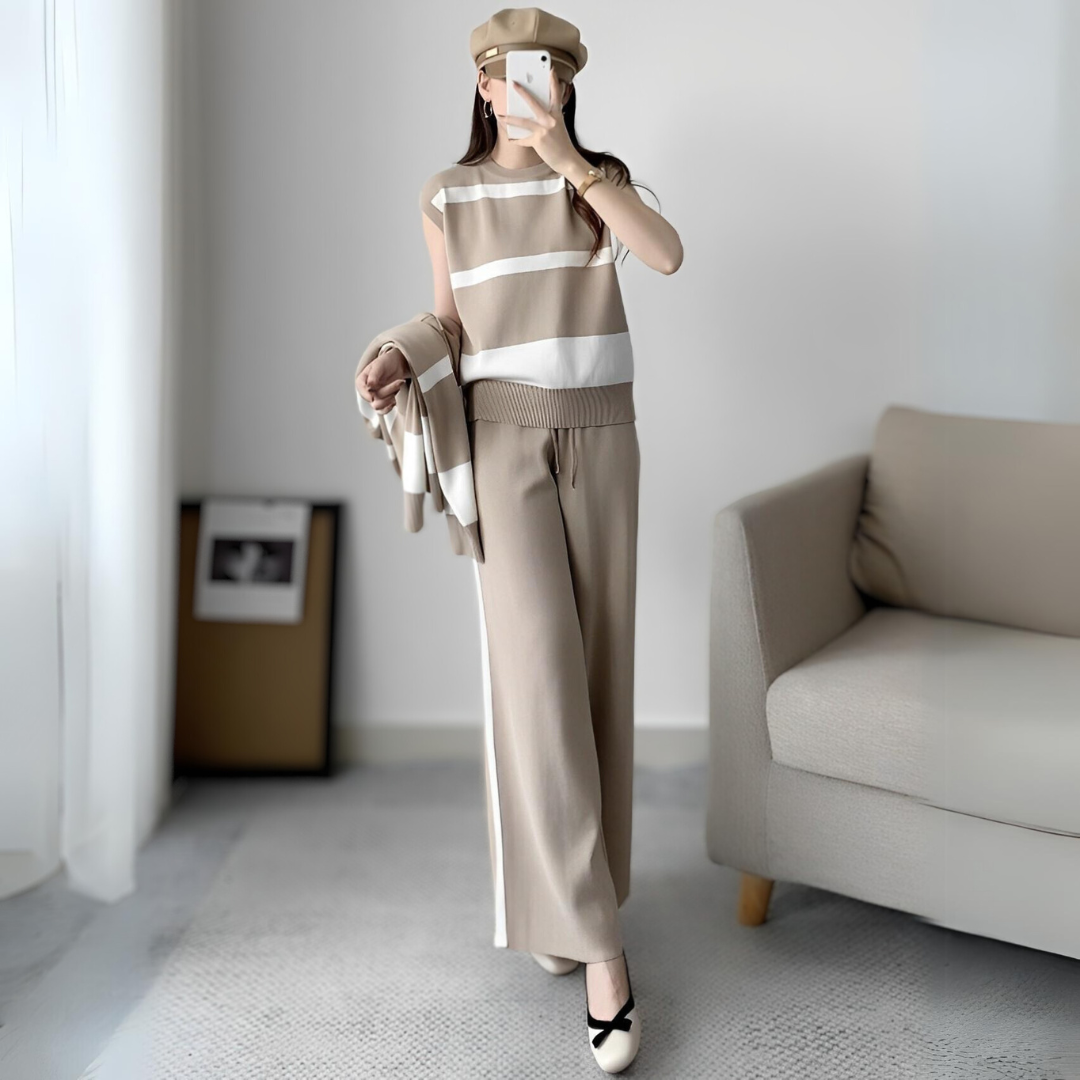 Julieta | Set consisting of a sweater, trousers and shirt