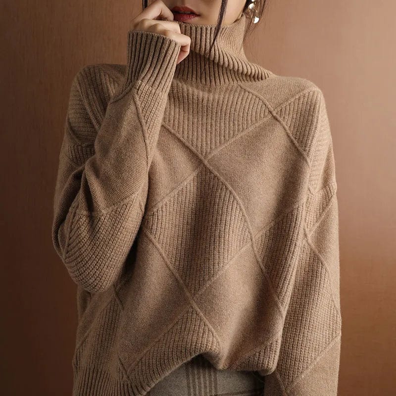 Matilde® | Marie Pull en cachemire à col roulé