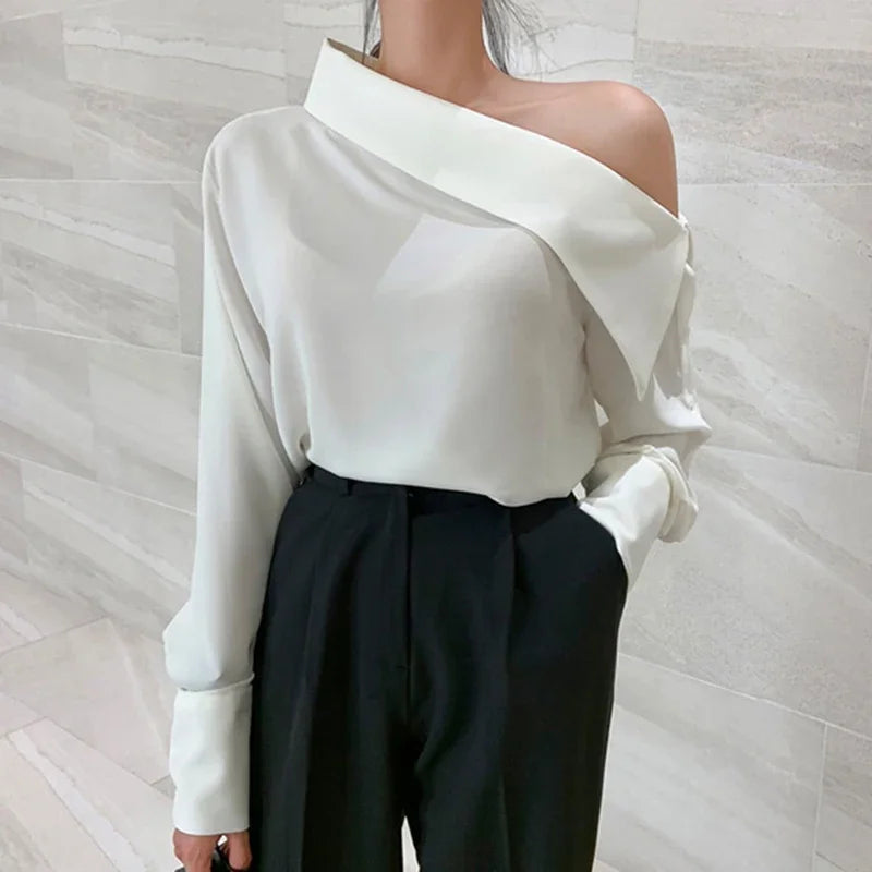 Kylee® | Blouse For Women With Asymmetrical Collar