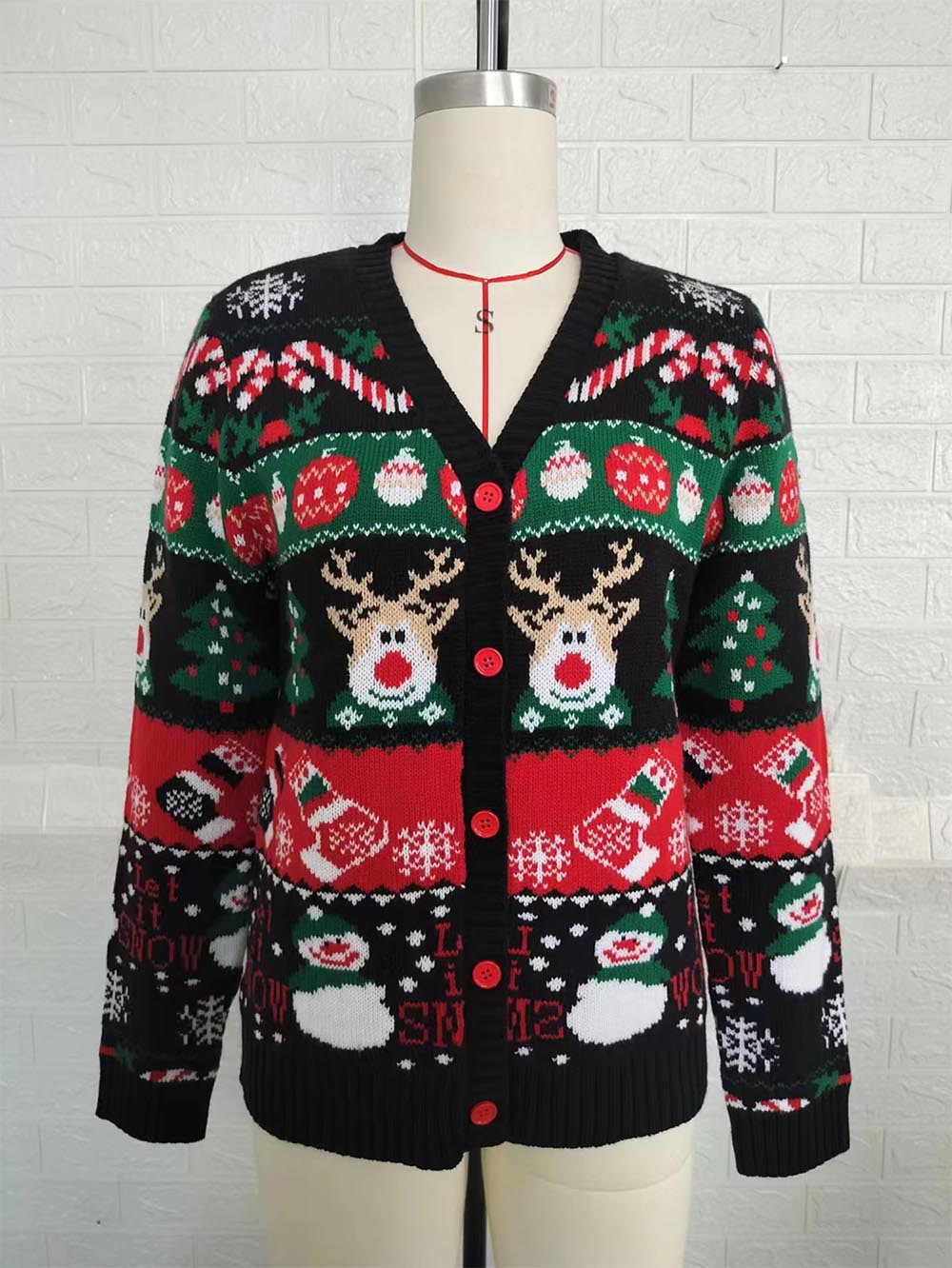 Diana | Christmas long sleeve cardigan