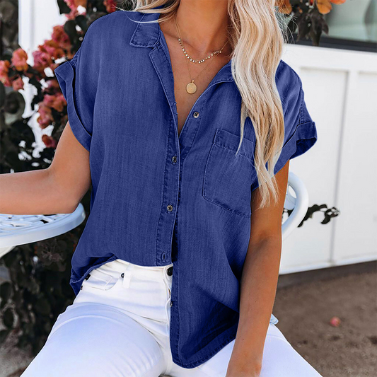 Michelle® | Women'S Stylish Denim Blouse