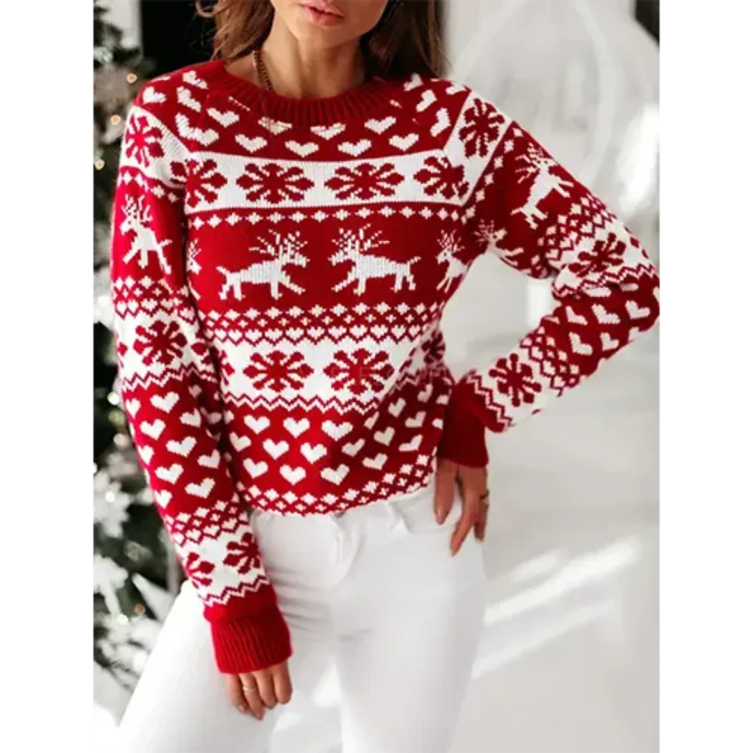 Liselotte | Knitted winter sweater for women Calido