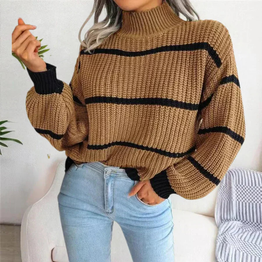 Elvira® | Pull comfortable in cotton for women, with an elegant cut