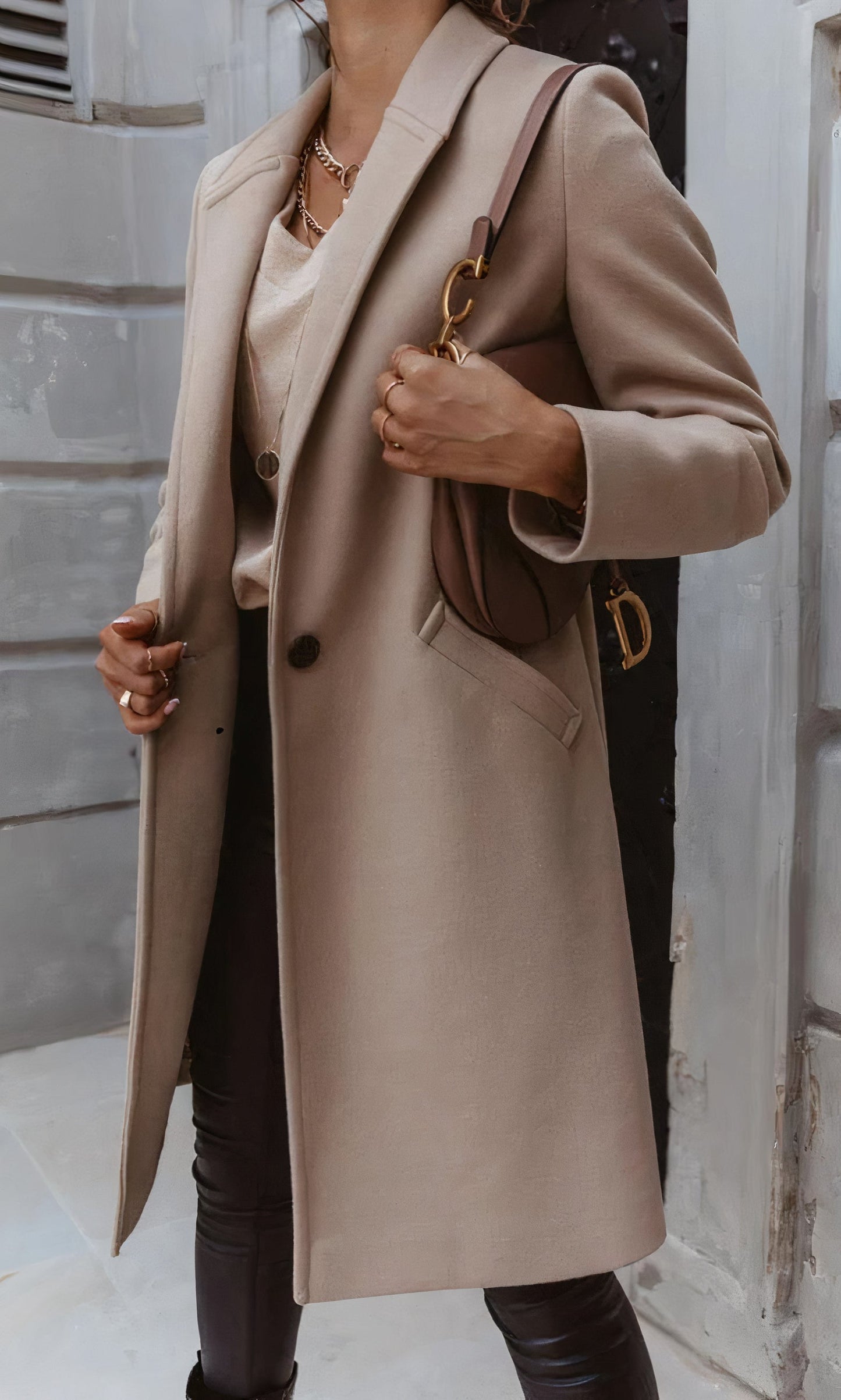 Astrid® | Elegant long coat for women