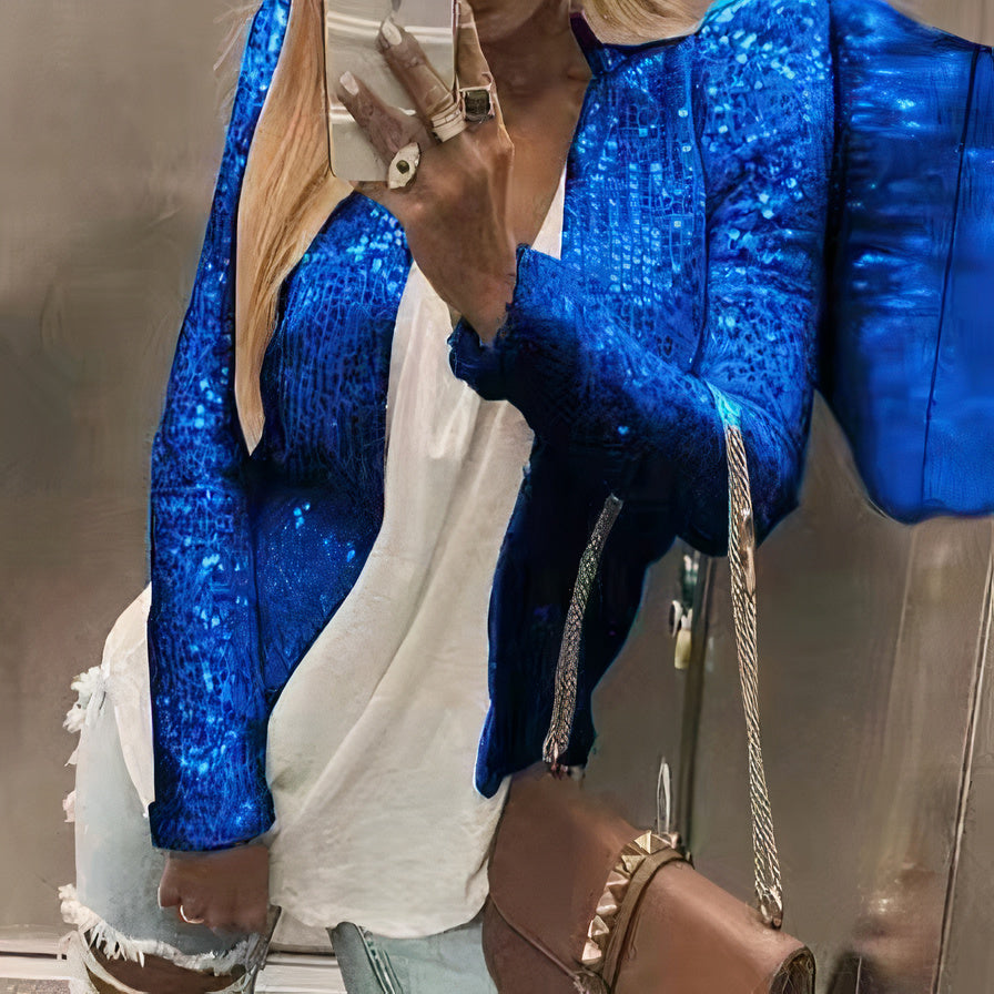 Britta | Elegant blazer with sequins