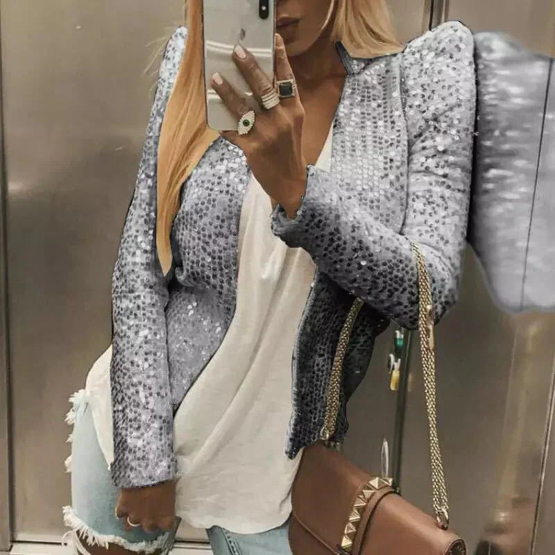 Britta | Elegant blazer with sequins