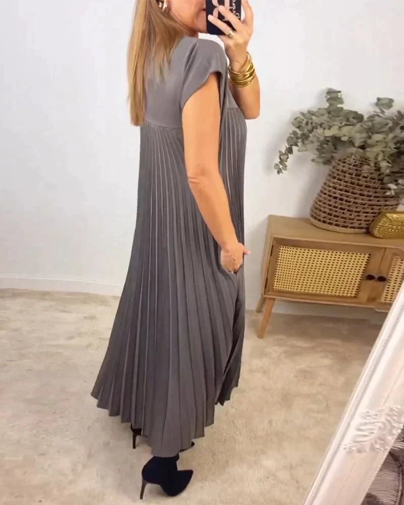Aldina® | Sleeveless Dress With Pleats