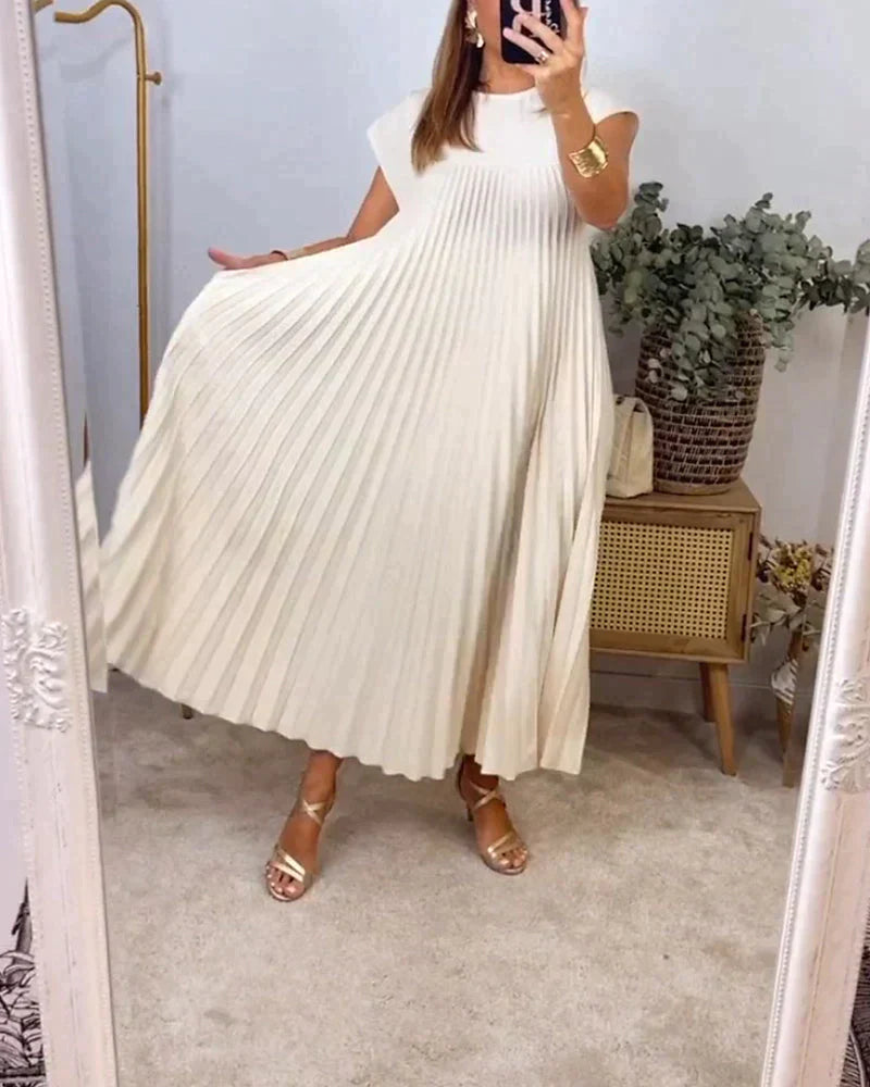 Simona® | Sleeveless Dress With Pleats