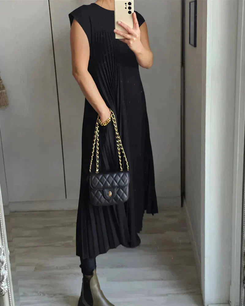 Simona® | Sleeveless Dress With Pleats