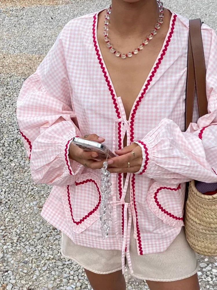 Maite® | Chic Sweetheart Blouse