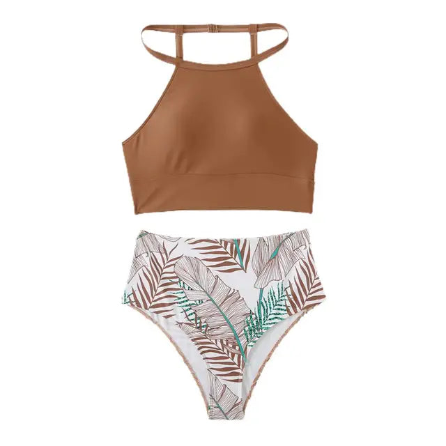 Héloïse® | Floral Print High Waist Swimsuit
