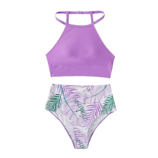 Héloïse® | Floral Print High Waist Swimsuit