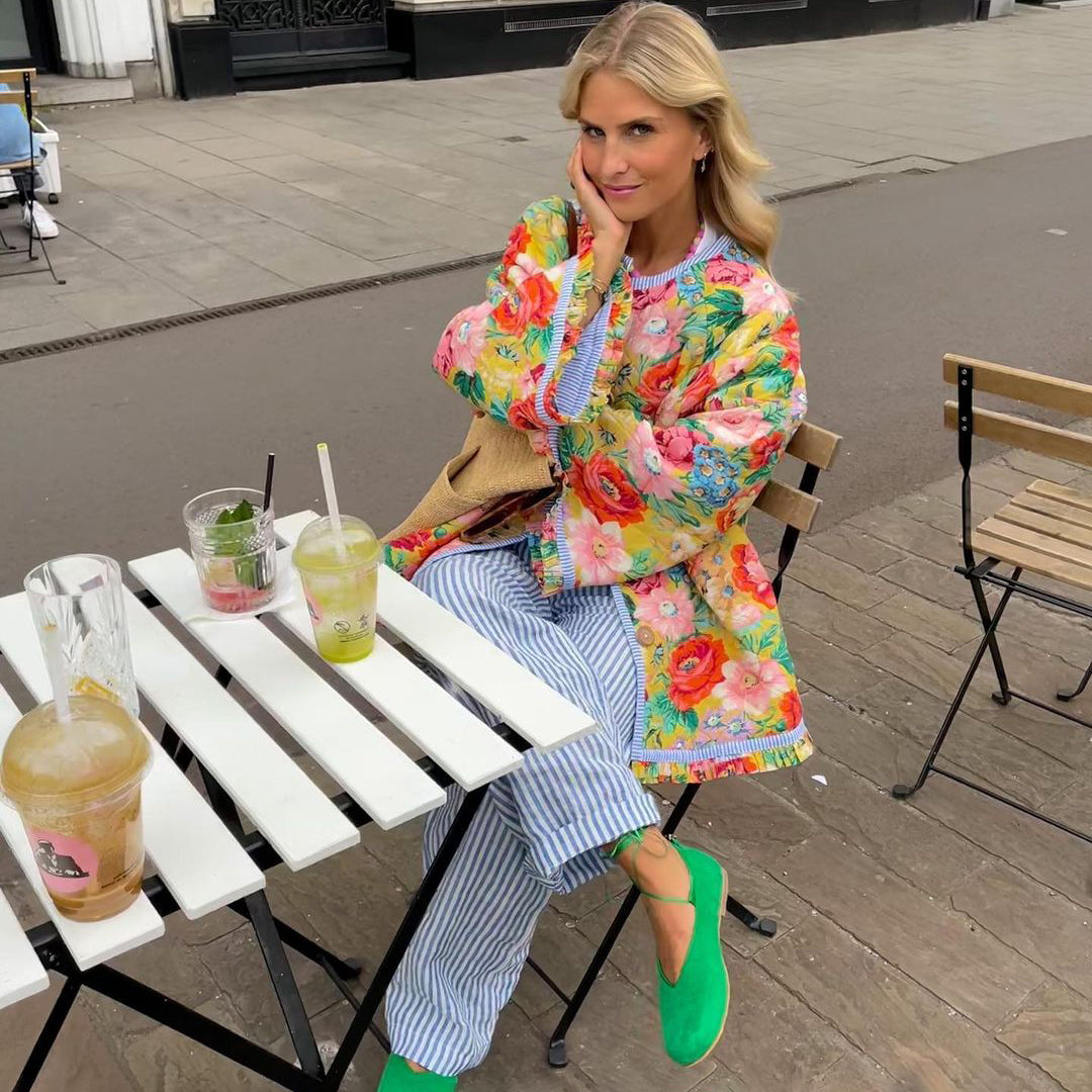 Olga® | Floral printed blazer for women