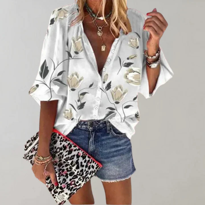 Myriam® | Trendy Floral Blouse