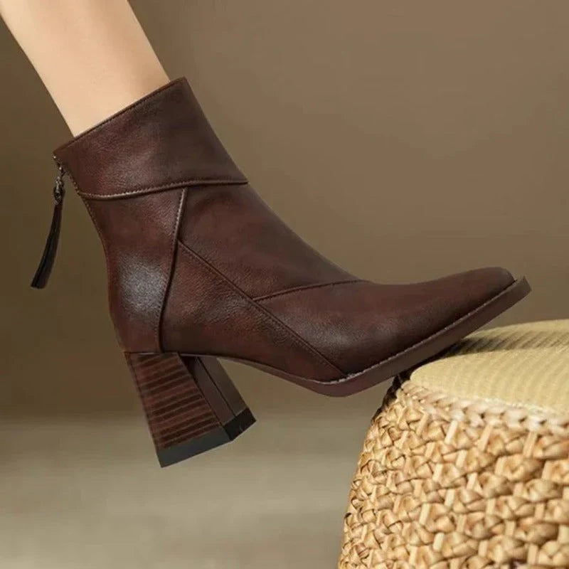 Angela | Comfortable leather boots for women.