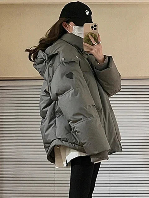 Enid | Warmly padded winter parka jacket with hood