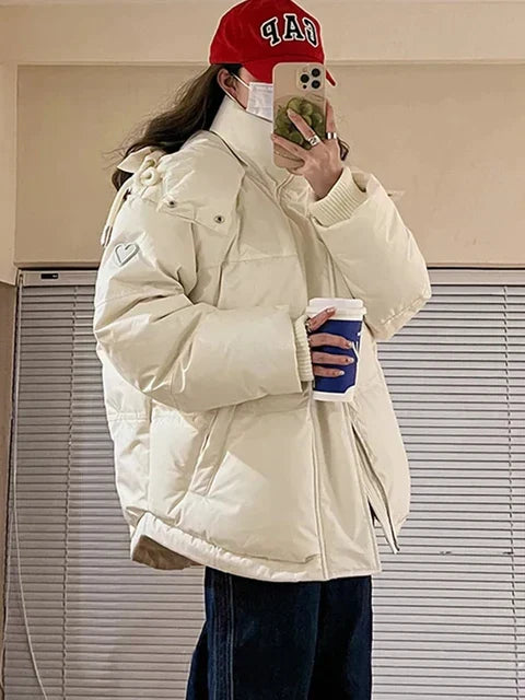 Enid | Warmly padded winter parka jacket with hood