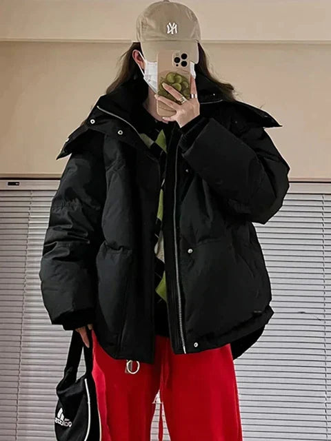 Enid® | Warmly padded winter parka jacket with hood