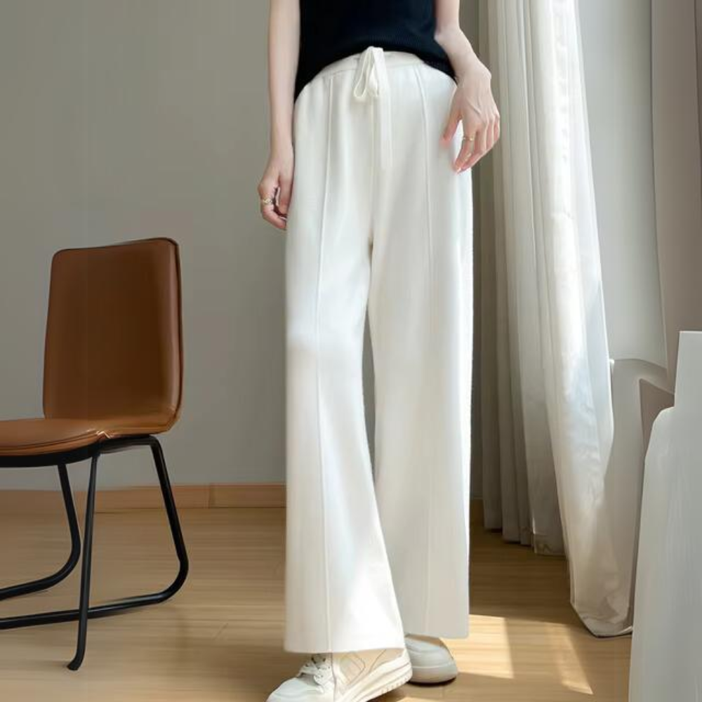 Vanessa | Warm trousers with a high waist