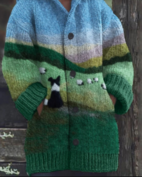 Hilda | Classic and elegant winter cardigan