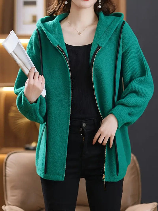 Raquel | Women's jacket with hood and zip
