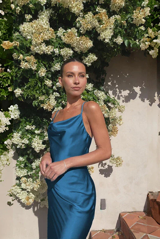Aurora® | Maxi Dress Navy Blue