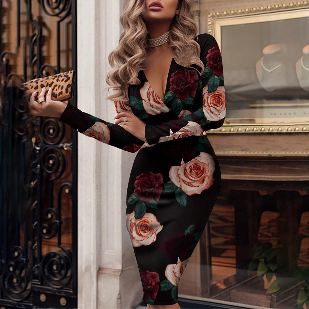 Alba® | Cocktail Dress With V-Neck For Women