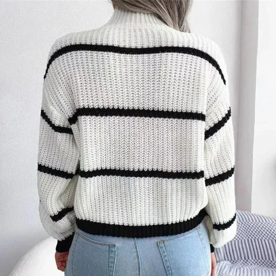 Elvira® | Pull comfortable in cotton for women, with an elegant cut
