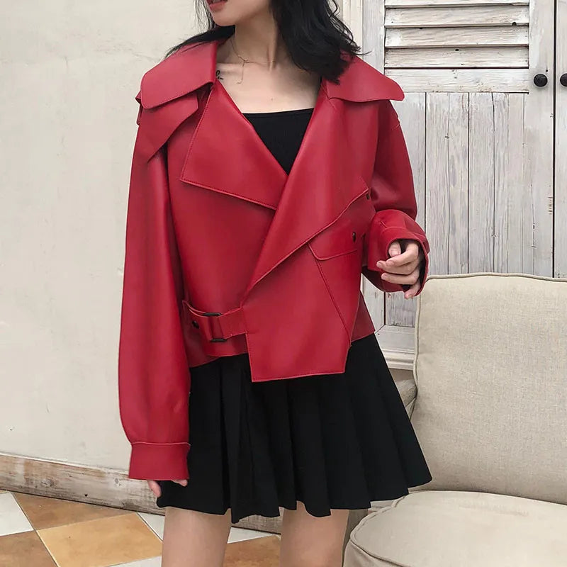 Eugenia® | and elegant leather jacket