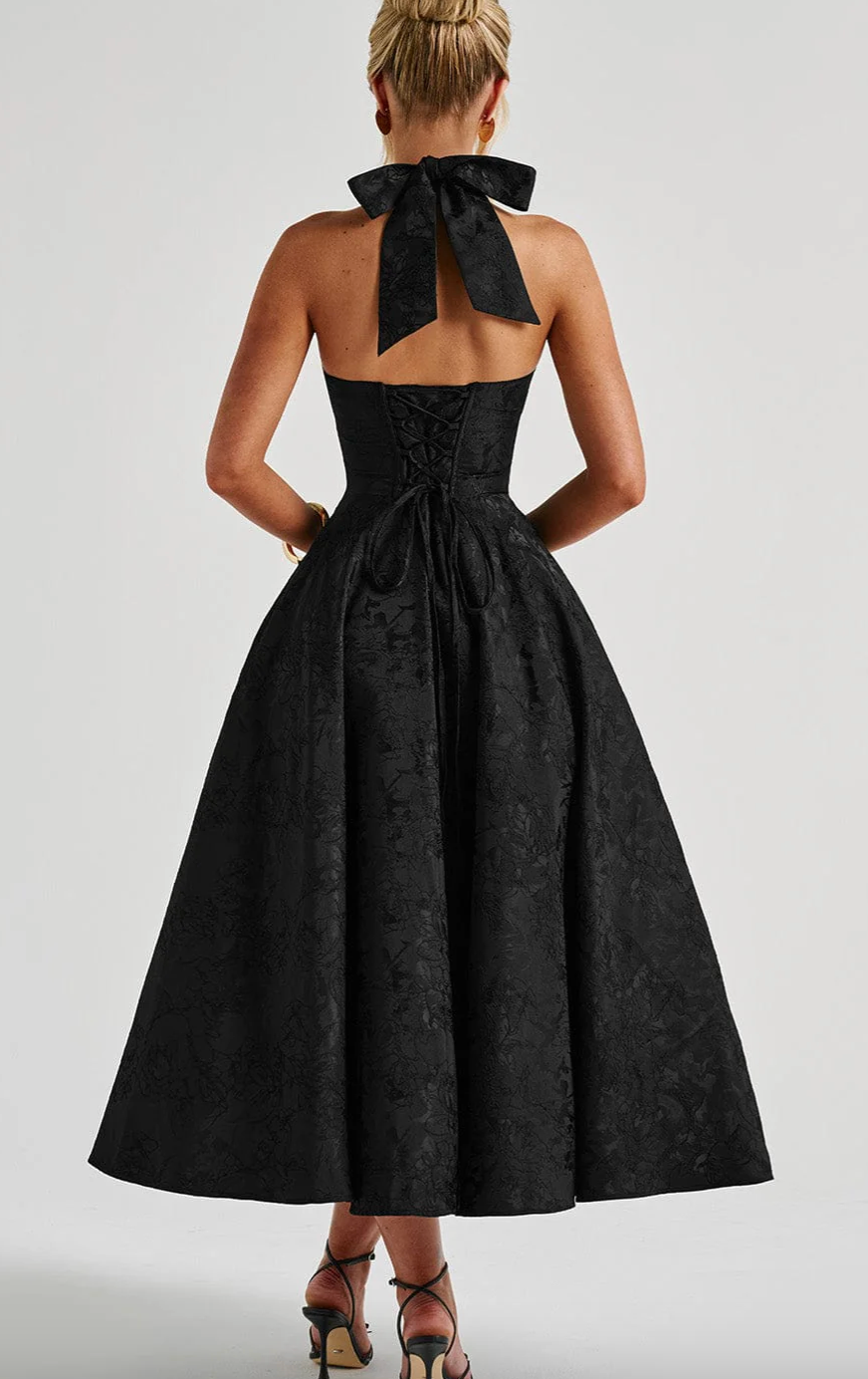 Christina® | Smart Midi Dress With A Bull Neck
