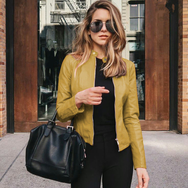 Concha | Leather jacket biker jacket