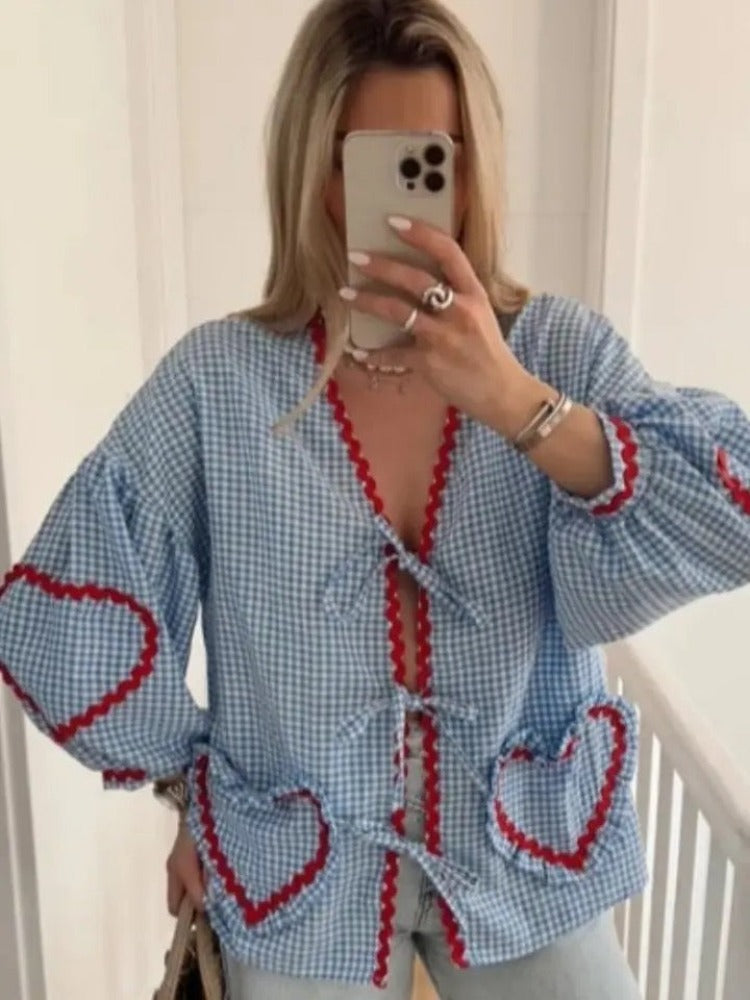 Maite® | Chic Sweetheart Blouse