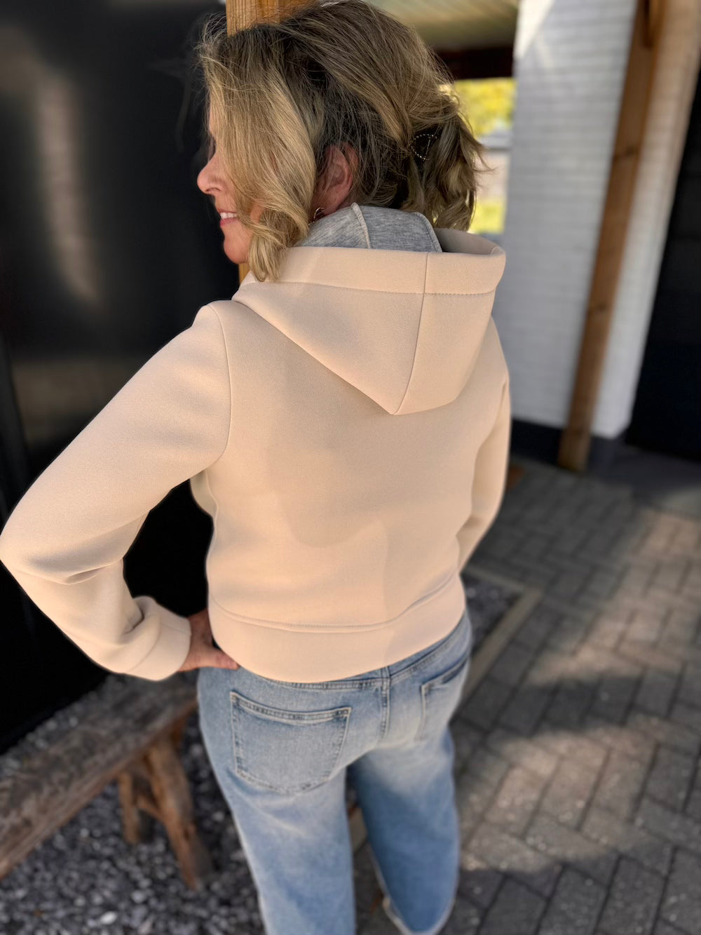 Hana | Diving jacket beige