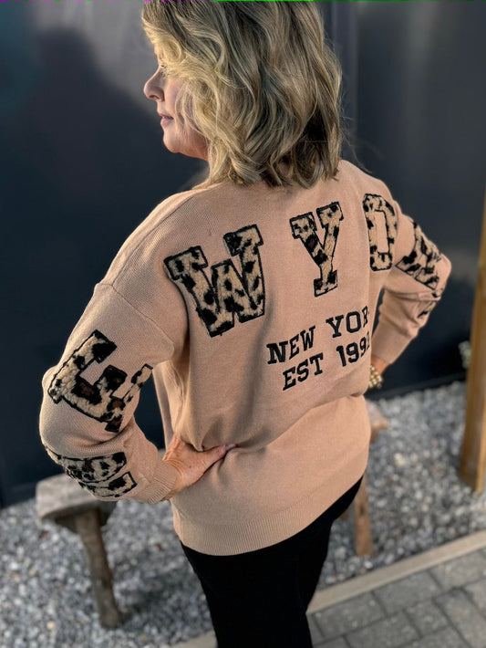 Guillermina | Sweater New York camel