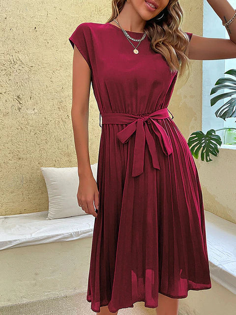 Paula® | Cecilia Mini Dress With Short Sleeves And Pleats