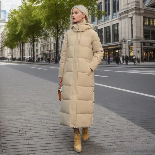 Karin | Long winter jacket with a loose fit