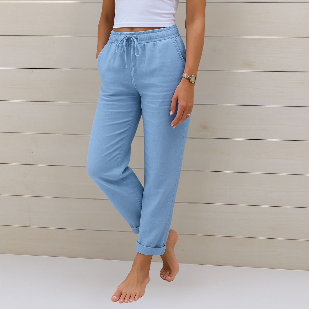 Luisa® | Breathable linen women's trousers