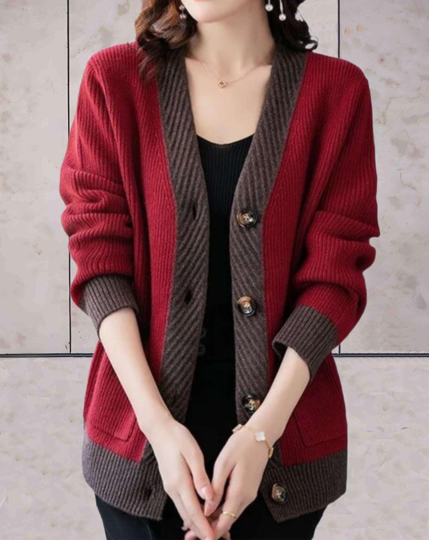 Gabriela | Elegant and versatile winter cardigan