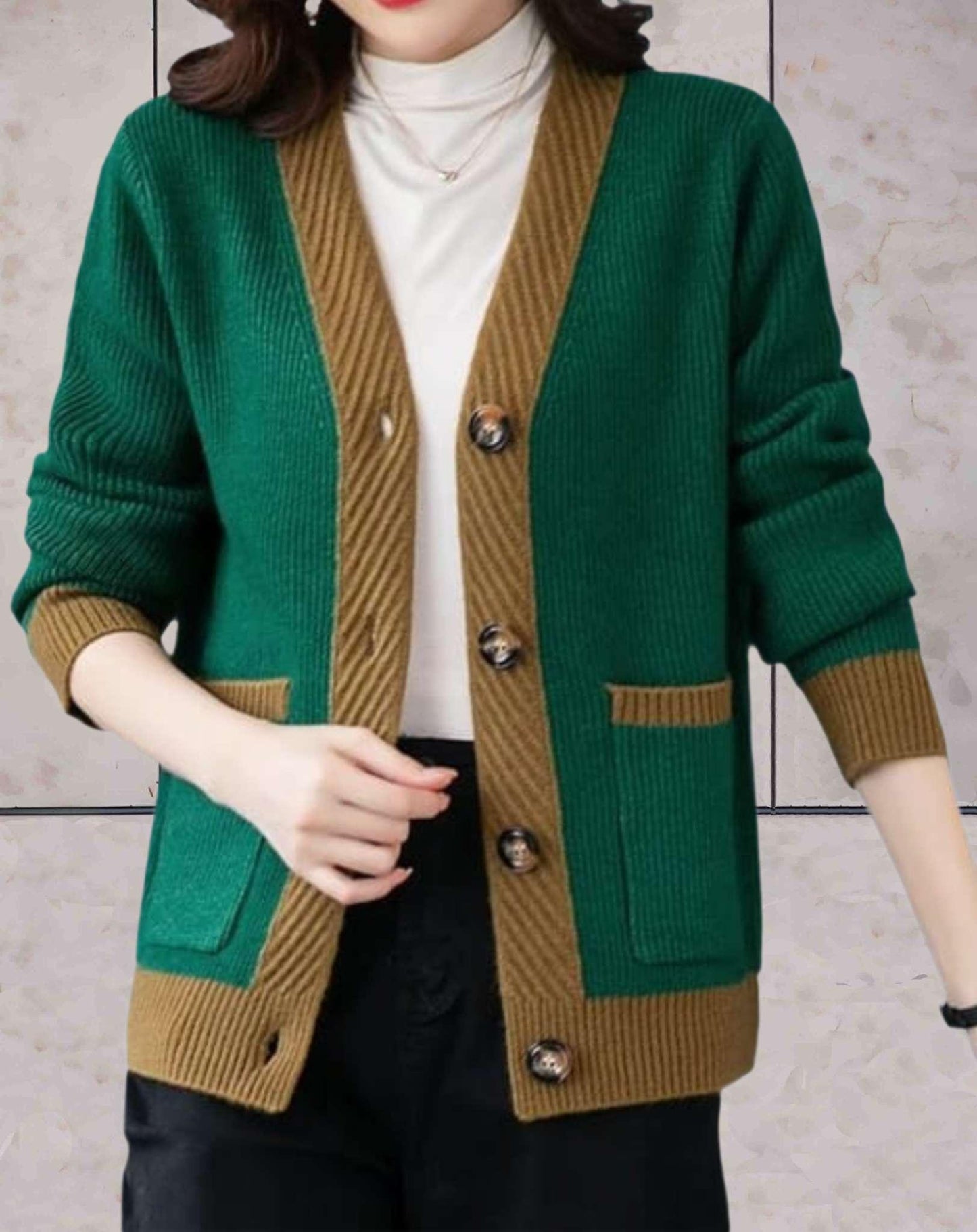 Gabriela | Elegant and versatile winter cardigan