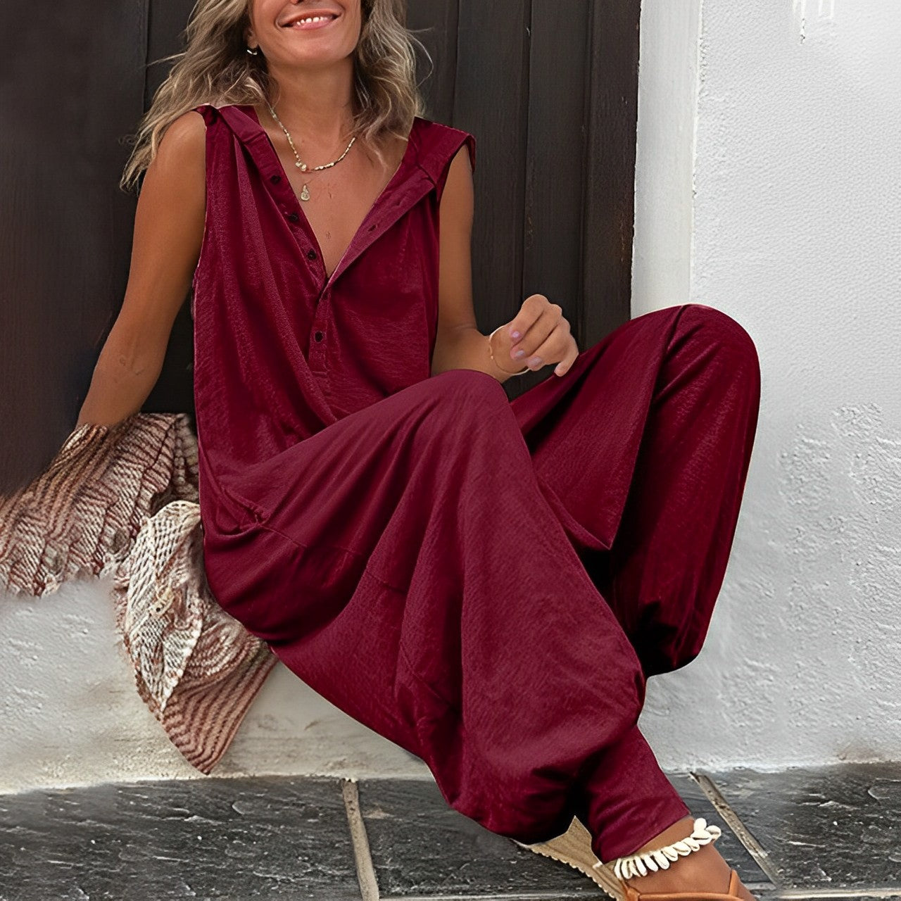 Monica® | women's sleeveless jumpsuit